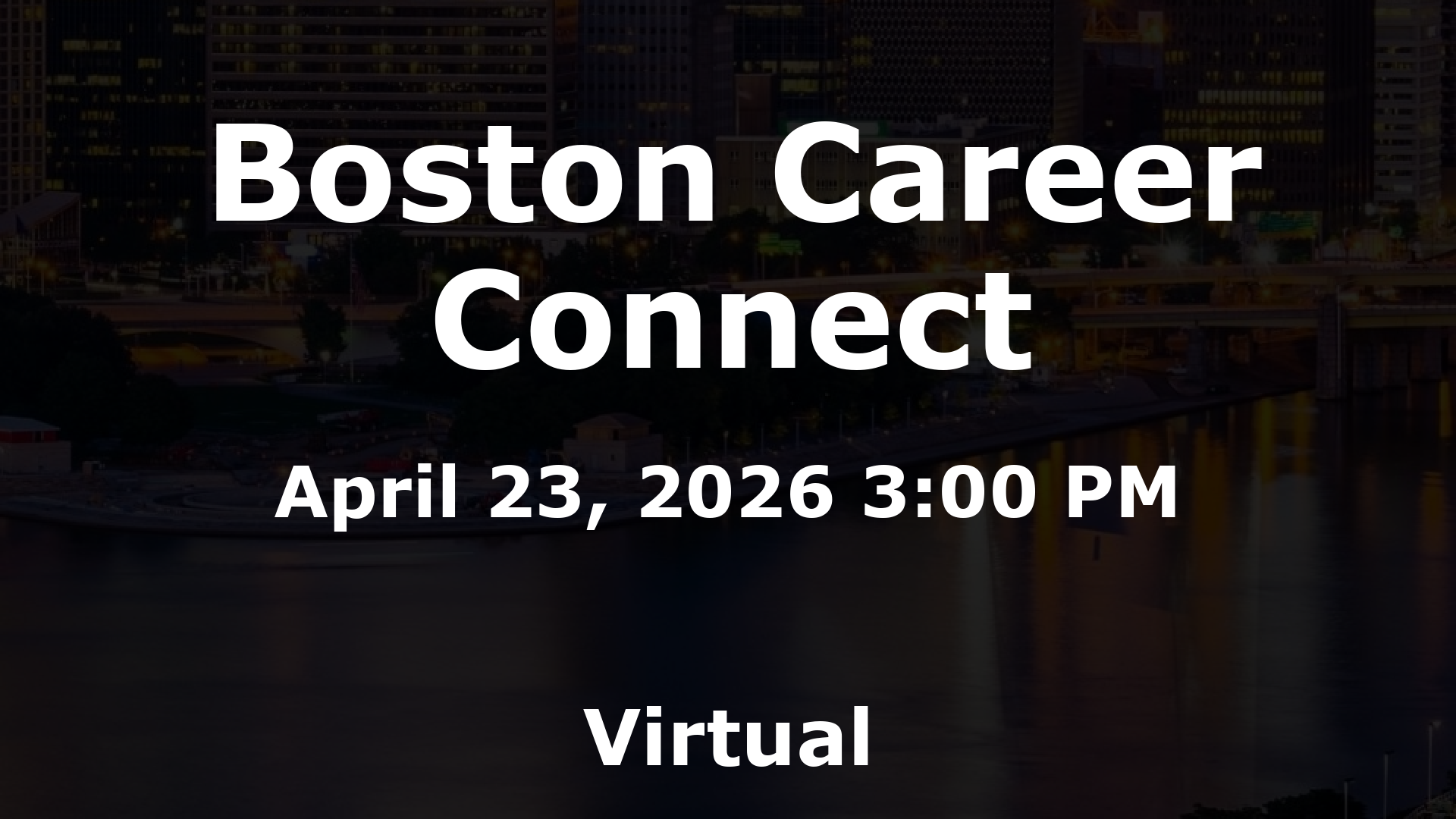 Boston Career Connect event image